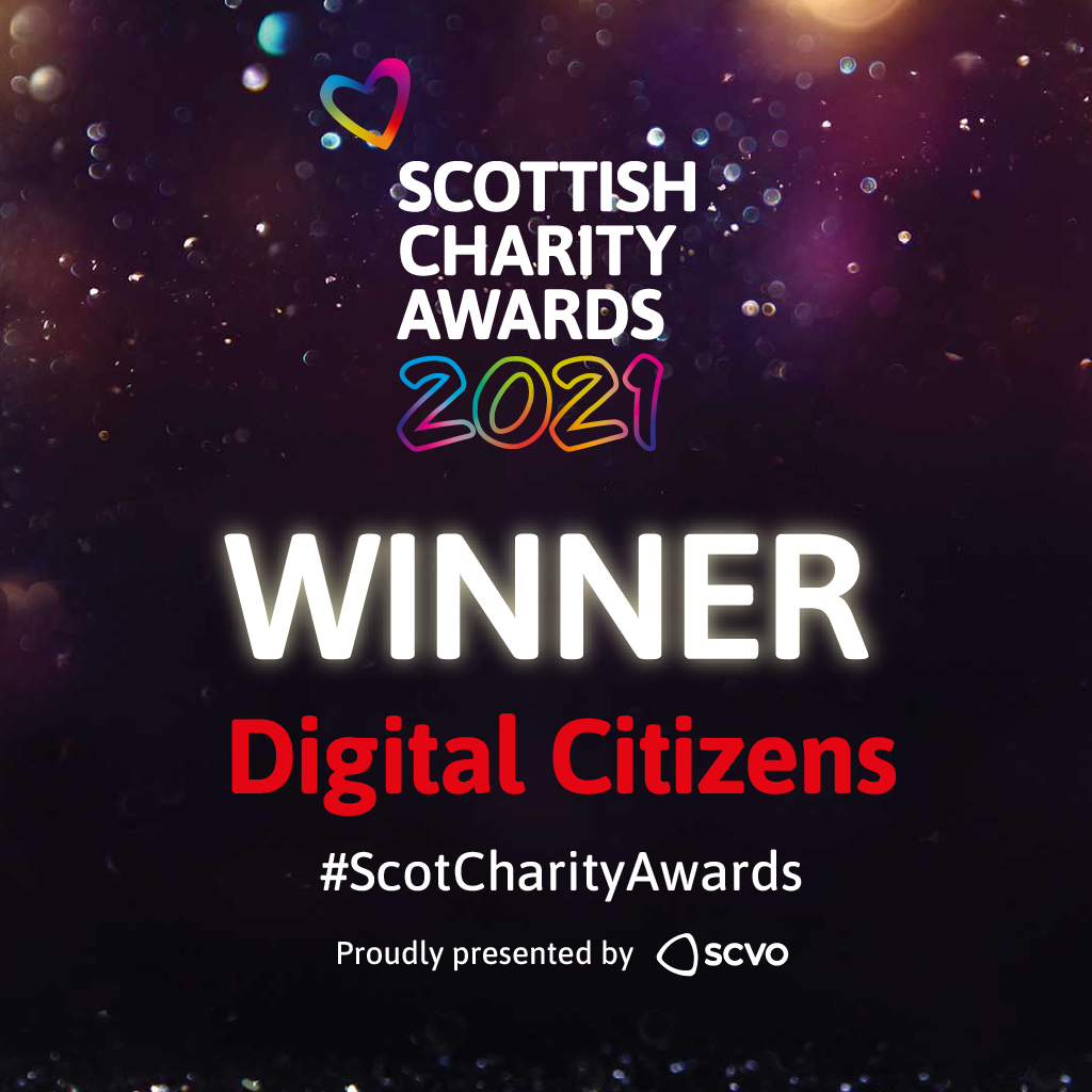 Scottish Charity Awards 2021 Winner Digital Citizens